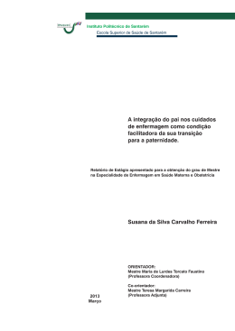 PÁGINA 1 - Repositório Científico do Instituto Politécnico de Santarém