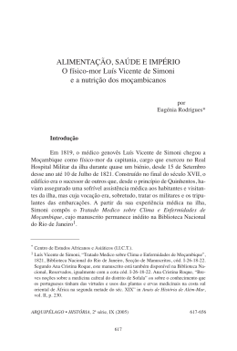 ALIMENTA&Ccedil;&Atilde;O, SA&Uacute;DE E IMP&Eacute;RIO O f&iacute;sico