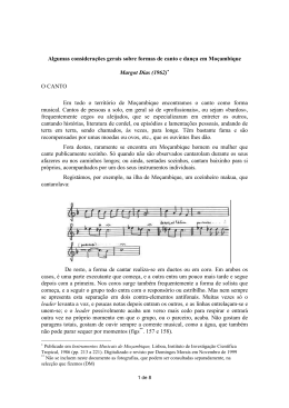Canto e Dança em Moçambique