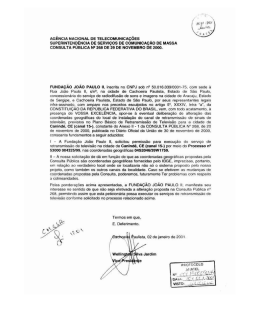 funda&ccedil;&atilde;o jo&atilde;o paulo ii
