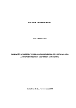 CURSO DE ENGENHARIA CIVIL Jo&atilde;o Paulo Zuchetti