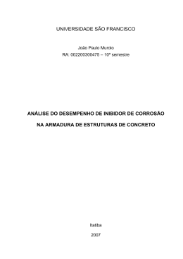 (TCC - Jo&atilde;o Paulo Murolo) - Universidade S&atilde;o Francisco
