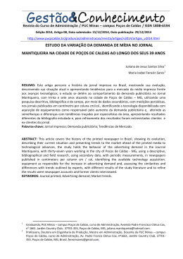 estudo da varia&ccedil;&atilde;o da demanda de m&iacute;dia no jornal mantiqueira na