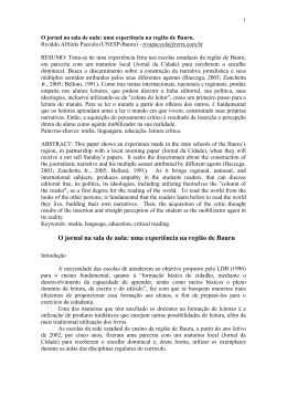 O jornal na sala de aula - Associação de Leitura do Brasil