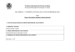 Prefeitura Municipal de Primeiro de Maio