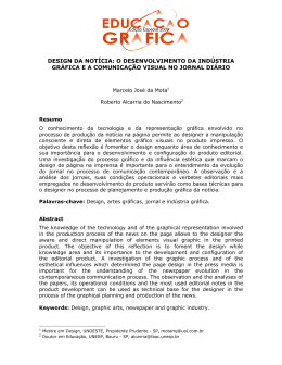 design da not&iacute;cia - Revista Educa&ccedil;&atilde;o Gr&aacute;fica