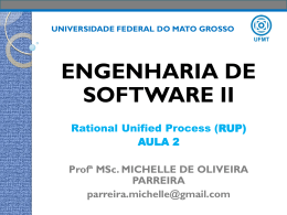 Eng Software II - Aula 2 - RUP