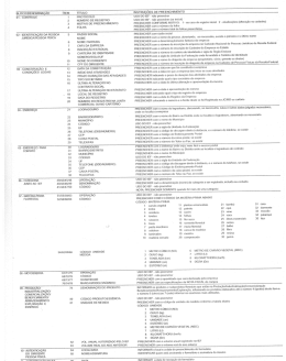 Verso do Formulário com orientações de preenchimento
