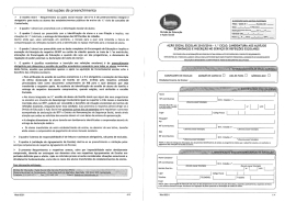 Instruções de preenchimento - Agrupamento Escolas Marquês de