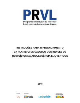 EXPLICA&Ccedil;&Otilde;ES E INSTRU&Ccedil;&Otilde;ES DE PREENCHIMENTO DA