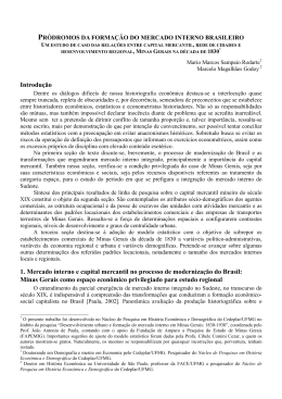 Introdu&ccedil;&atilde;o 1. Mercado interno e capital mercantil no