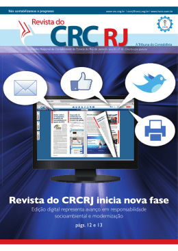 Revista do CRCRJ inicia nova fase