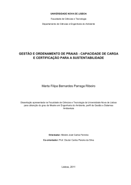 GEST&Atilde;O E ORDENAMENTO DE PRAIAS - RUN
