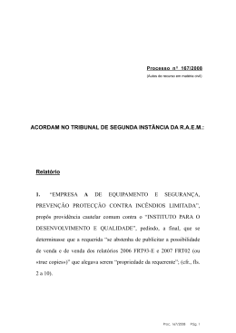Processo n&ordm; 11/2007