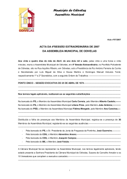Município de Odivelas - Câmara Municipal de Odivelas