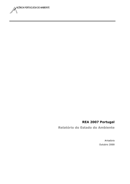 Relat&oacute;rio do Estado do Ambiente 2007