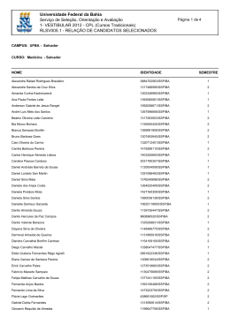 Medicina - Ufba - Universidade Federal da Bahia