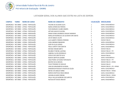 Pr&oacute;‐reitoria de Gradua&ccedil;&atilde;o ‐ DAARG Universidade Federal