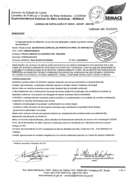 Governo do Estado do Ceara Conselho de Politicas e Gestão do