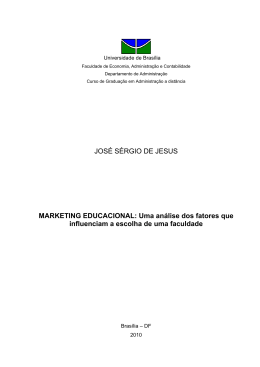 JOSÉ SÉRGIO DE JESUS MARKETING EDUCACIONAL