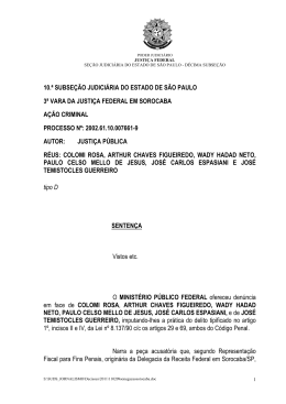 PROCESSO N&ordm;: 2002.61.10.007661-9 &ndash; &iacute;ntegra da