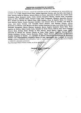 PREFEITURA DO MUNIC&Iacute;PIO DE CIANORTE DISPENSA DE