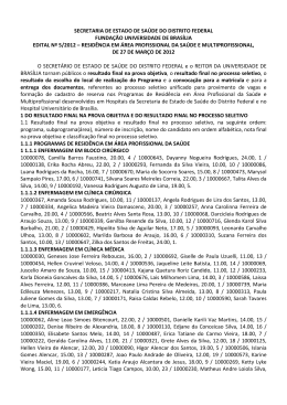 Edital n°5-Resultado final prova objetiva, no