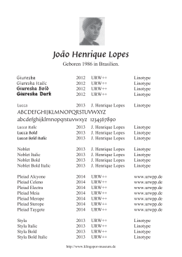 Jo&atilde;o Henrique Lopes