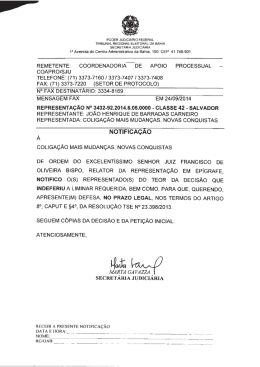 Decisão judicial contra João Henrique Carneiro