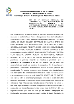 13&ordf; Reuni&atilde;o