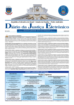 PODER JUDICI&Aacute;RIO ESTADUAL &Oacute;rg&atilde;os Julgadores