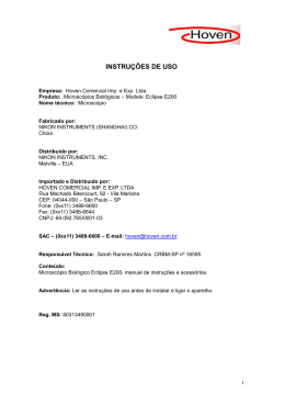 INSTRU&Ccedil;&Otilde;ES DE USO E200 led
