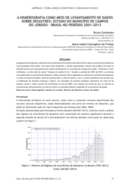 A hemerografia como meio de levantamento de dados sobre