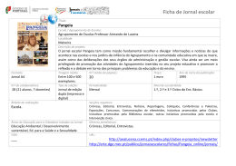 Ficha de Jornal escolar