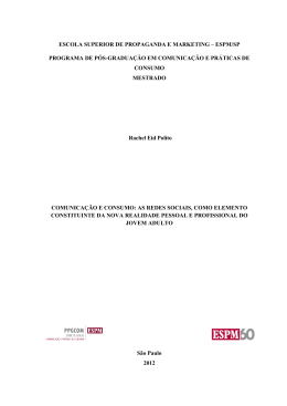 modelo para dissertação de Mestrado ESPM