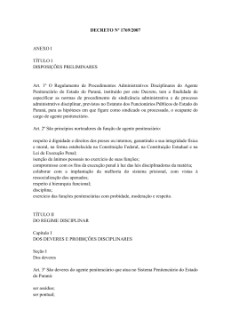 DECRETO Nº 1769/2007 ANEXO I TÍTULO I