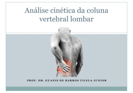 Análise cinética da coluna vertebral lombar