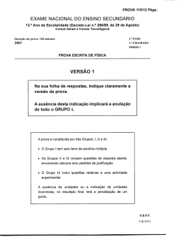 PRovA 115/12 Pâgs. EXAME NACIONAL DO ENSINO SECUNDÁRIO
