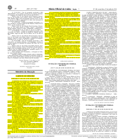 Portaria do MEC n&ordm; 1.015