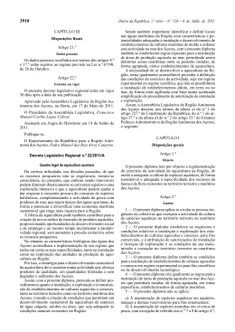 Decreto Legislativo Regional n.&ordm; 22/2011/A