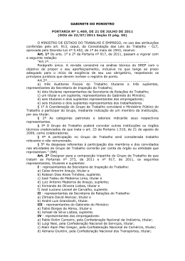 Portaria 1469/11