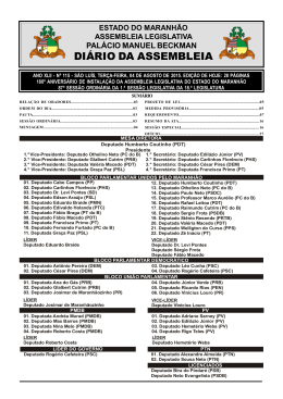 Di&aacute;rio n&ordm; 115 04/08/2015 - Assembleia Legislativa do Estado do