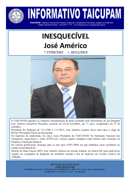 Inf-janeiro.fevereiro. 2015 - Sindicato Nacional dos Taifeiros