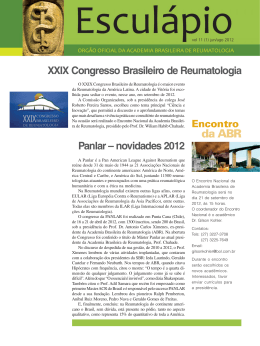 da ABR - Academia Brasileira de Reumatologia