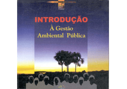 Introdu&ccedil;&atilde;o &agrave; Gest&atilde;o Ambiental P&uacute;blica