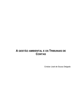 A GEST&Atilde;O AMBIENTAL E OS TRIBUNAIS DE CONTAS