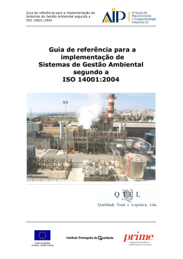 Guia de refer&ecirc;ncia para a implementa&ccedil;&atilde;o de Sistemas de