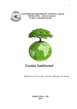 APOSTILA DE GEST&Atilde;O AMBIENTAL