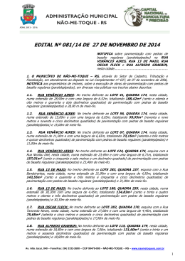 edital n&ordm; 081/14 de 27 de novembro de 2014