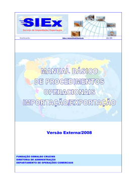 2008 - Manual básico de procedimentos operacionais